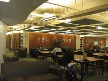 Library - new lower level stacks and study